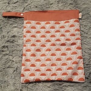Sunrise Patterned Wet/dry Bag Double Zippered Pocket